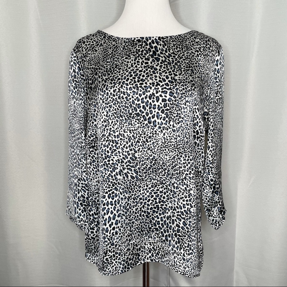 Etam cheetah print blouse